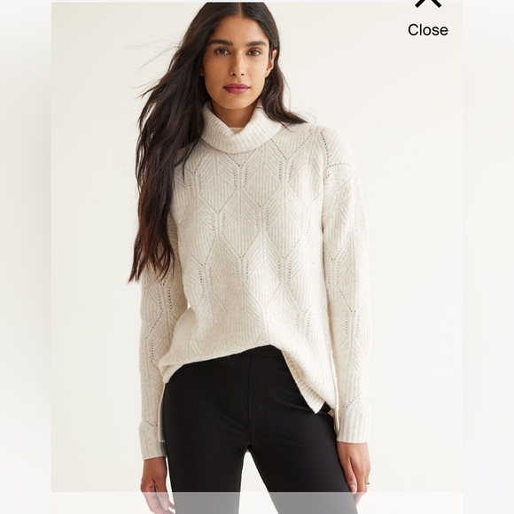 NWOT! Reitmans soft relaxed fit turtleneck sweater - Picture 2 of 16